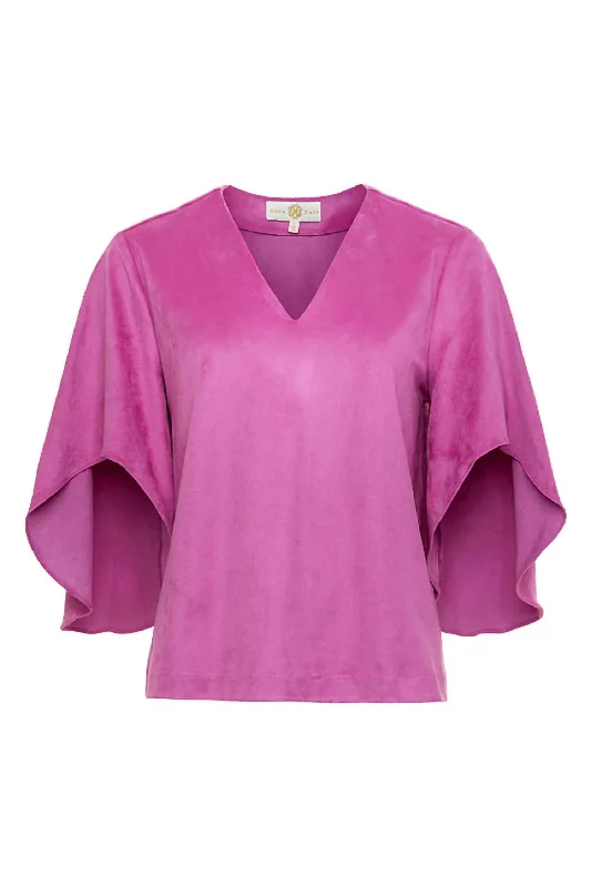 Style Redefined Women's Nina Top In Fuschia