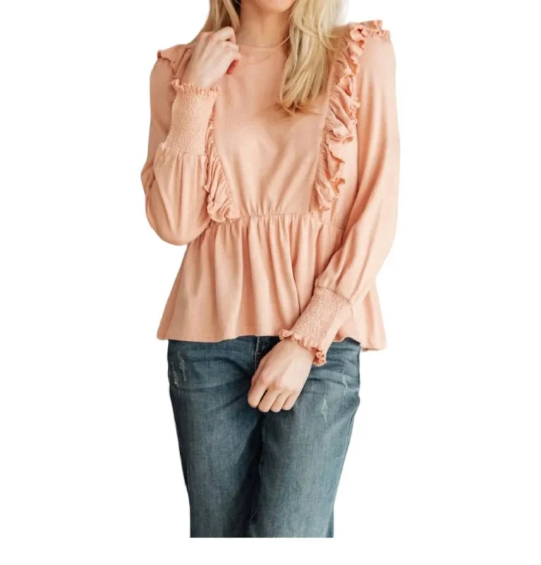 Winter Warehouse Sale Sweet Confession Top In Blush