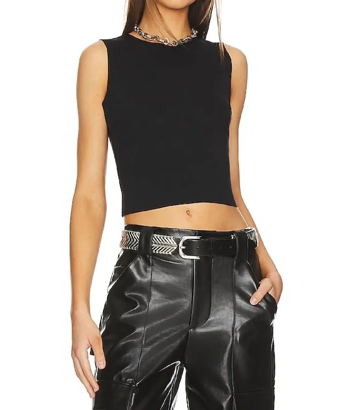 Holiday Attire Sale Neoprene Ceo Shell Top In Black