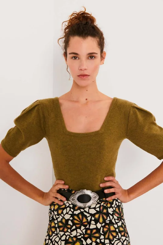 Stylish Looks Fleur Jumper In Green