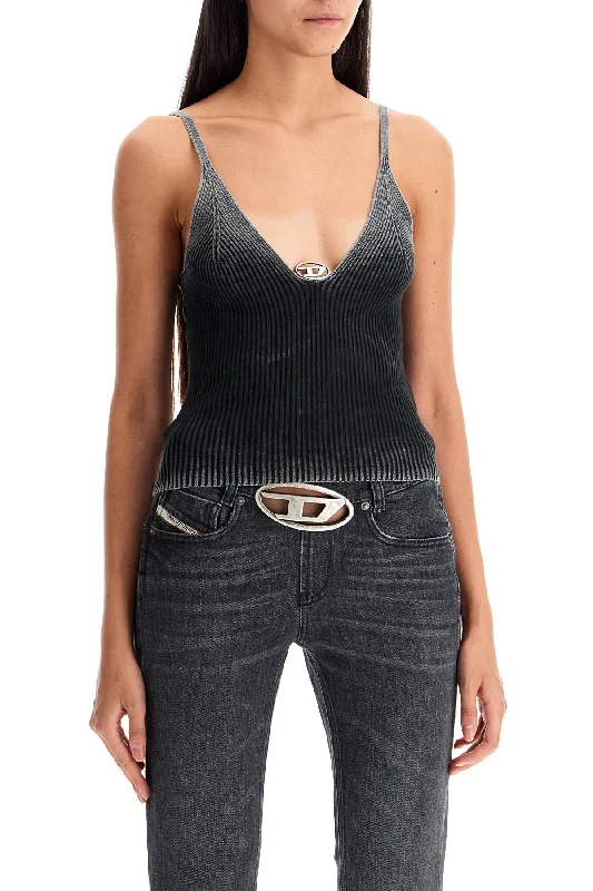 Modern Chic Discounts Diesel "top With Faded Effect"