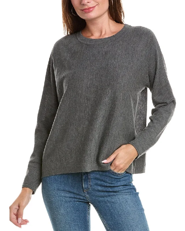 Fashion Sale EILEEN FISHER Round Neck Wool Top