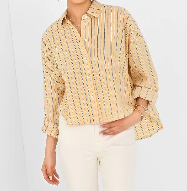 Chic Styles Brad Shirt In Sable