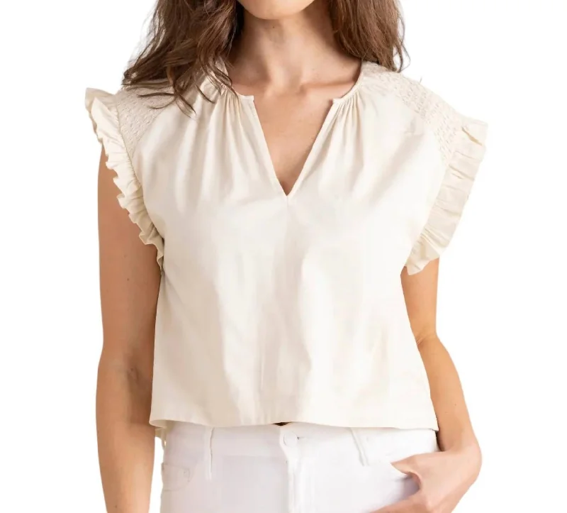 Effortless Style, Endless Impact Gigi Top In Ivory