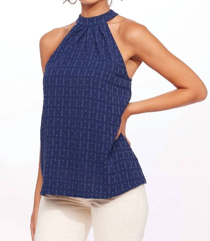 Shop Sales Serenity Top In Indigo