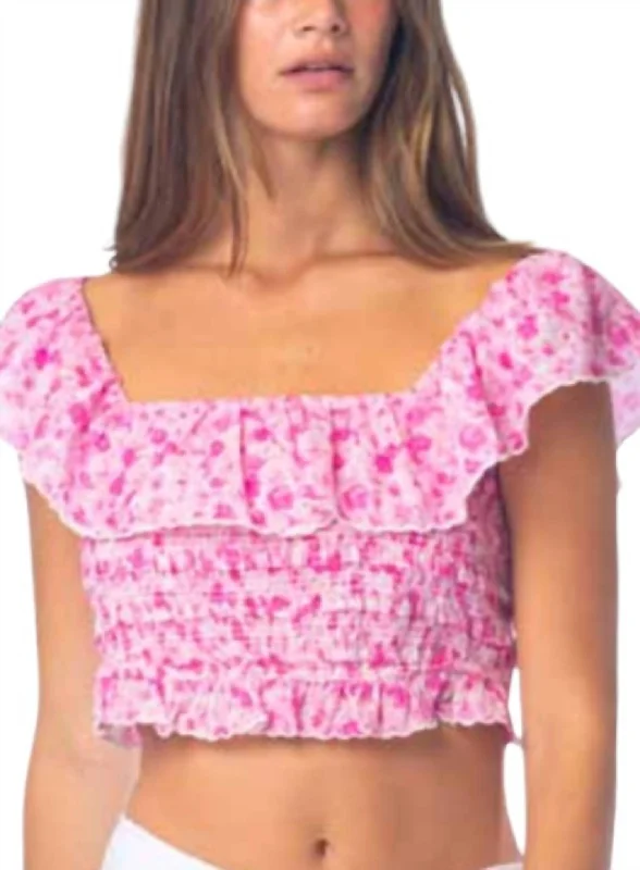 Stupidly Low Prices Aggie Top In Pink