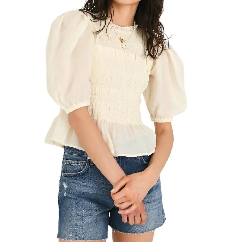 Statement Fashion Offers Cole Top In Cream