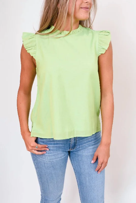 Inspired By You, Designed For You Ulla Top In Kiwi