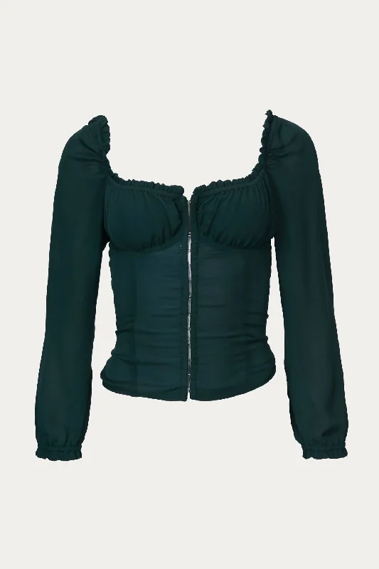 Season Sale Dakota Top In Emerald