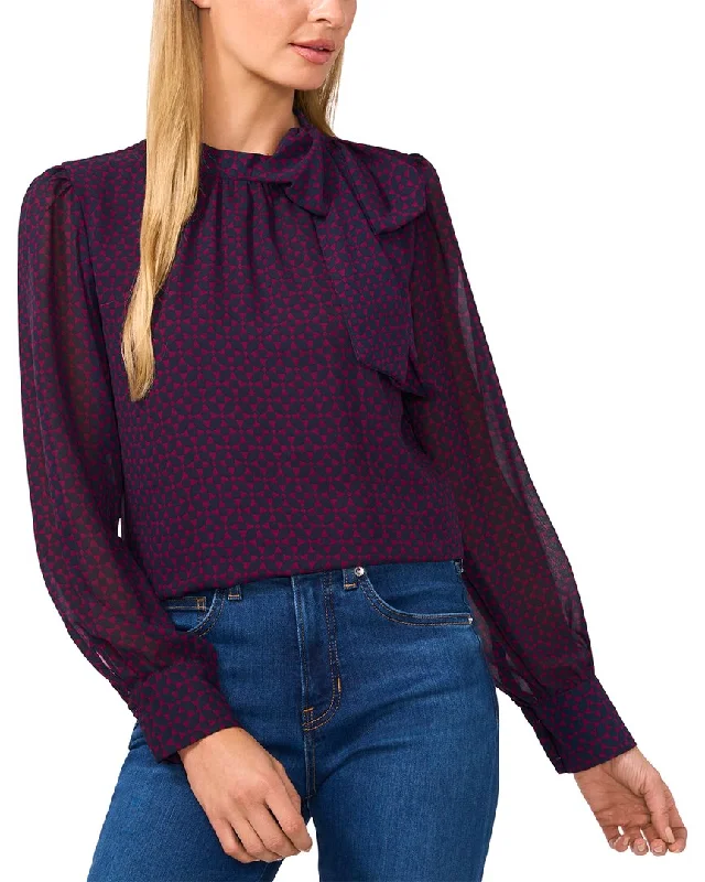 Latest Trends CeCe Neck Tie Top