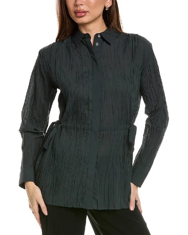 Timeless Elegance Sale Theory Pleated Shirt