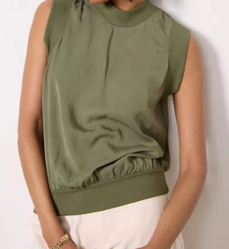 Weekend Exclusive Dove Modal Muscle Top In Seaweed