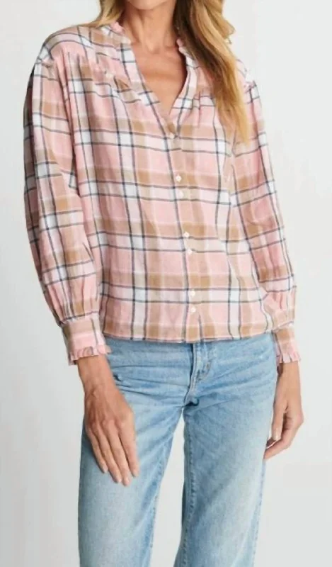 Get The Latest Trends Ivy Shirt In Crystal Plaid