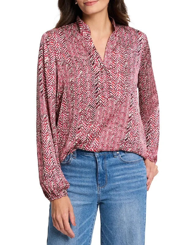 Limited Stock NIC+ZOE Herringbone Stamp Top