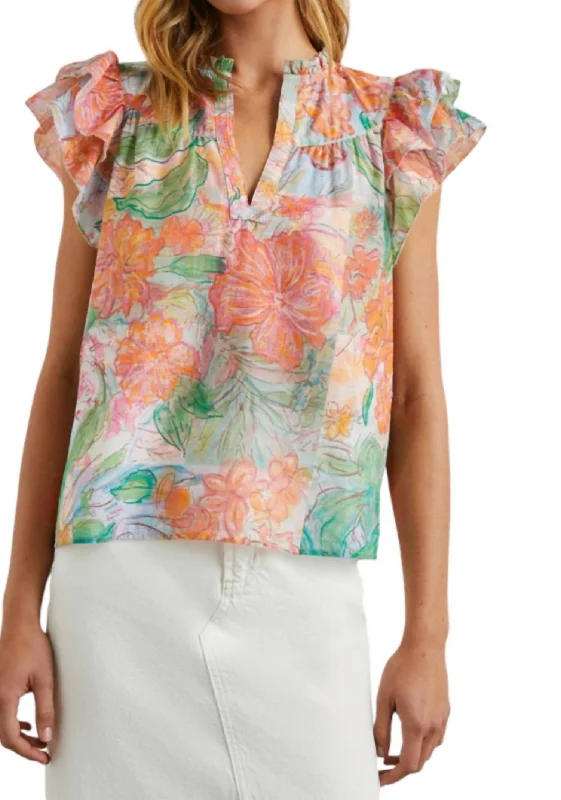 Limited Stock, Big Sale Calista Top In Tropics