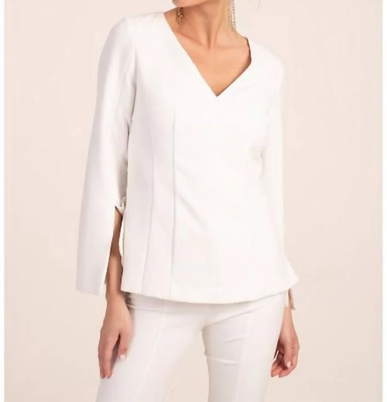 Trendy Women's Wear Collection Legendary Top In Winter White