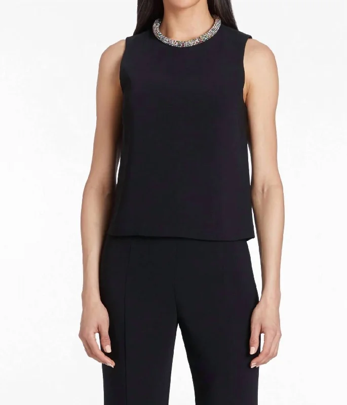 Classic Chic Deals Connie Top In Black