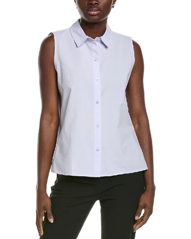 Trendy Fashion Sale EILEEN FISHER Classic Collar Shirt