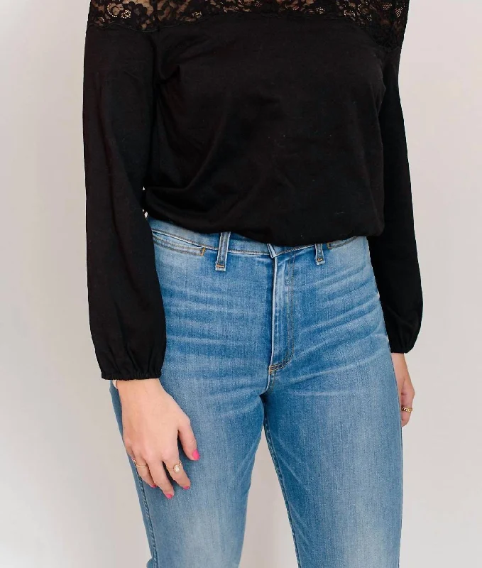 Crazy Discounts, Hurry Up Twyla Top In Black