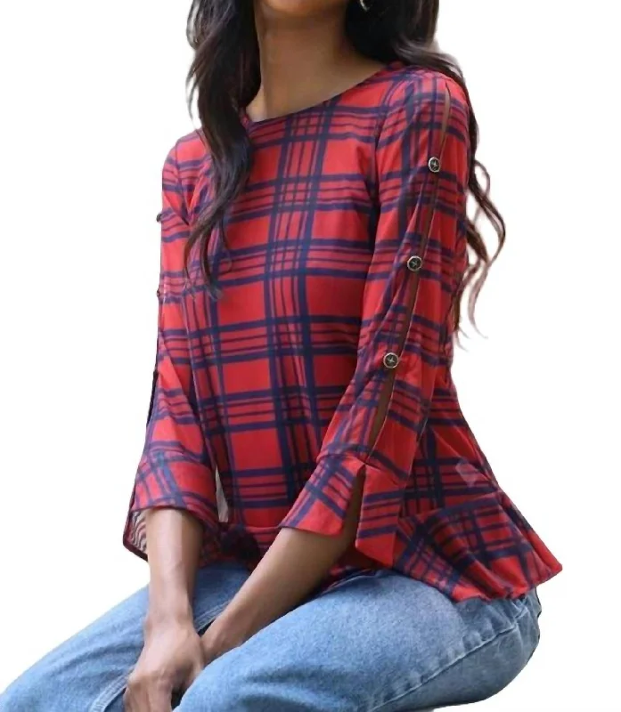 Top Brand Discounts Belinda Top In Rachel Island Plaid