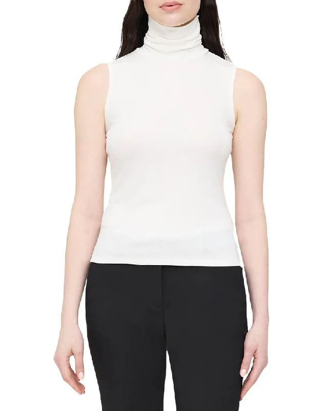 Evening Elegance Theory Wendel Ribbed Top