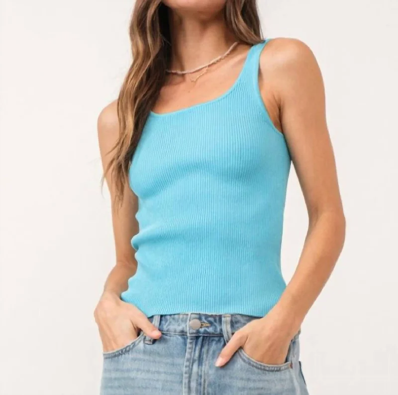 High-End Style Discounts Sawyer Top In Cerulean