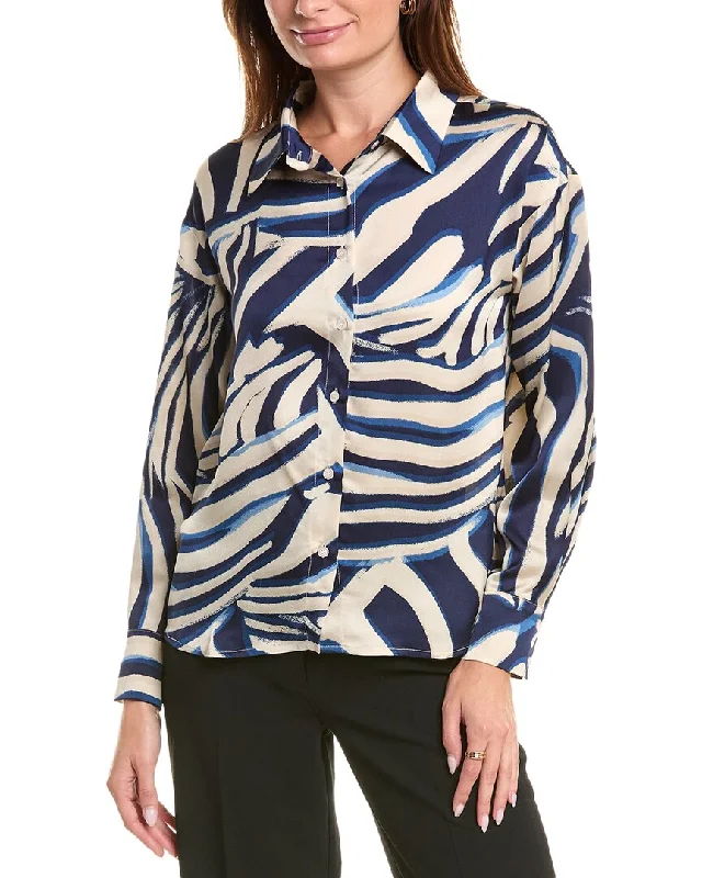 Comfort Meets Fashion Gracia Zebra Stripe Shirt