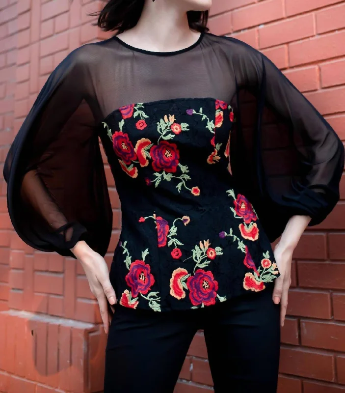 Fashion Forward Candace Top In Gypsy Rose