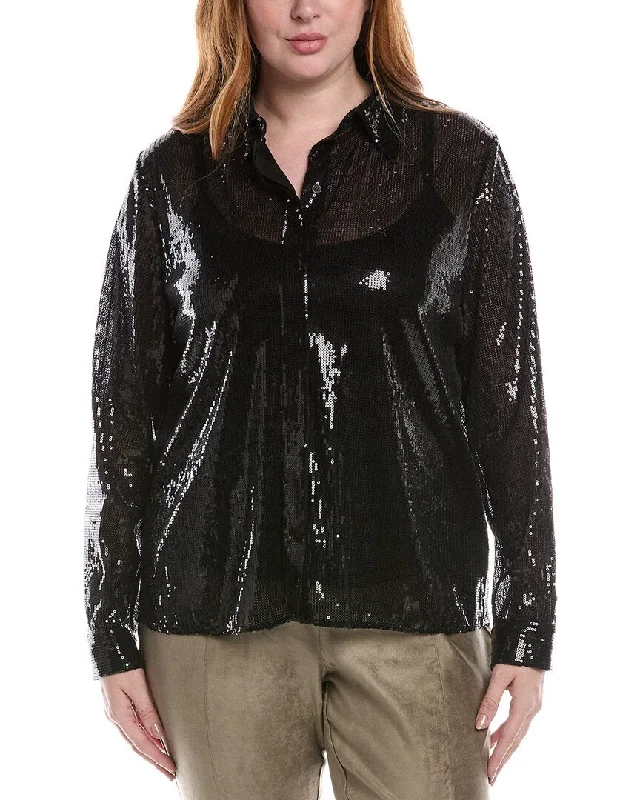 Discount Extravaganza Michael Kors Collection Sequin Hansen Shirt