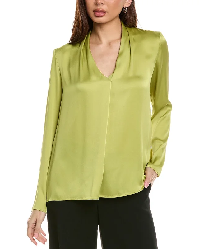 Chic Trends Unveiled Joseph Ribkoff Front Pleat Top