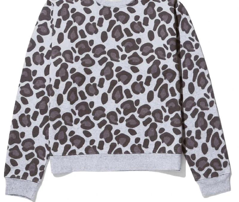 Catch Every Fashion Trend Leopard Heather In Leopard Grey