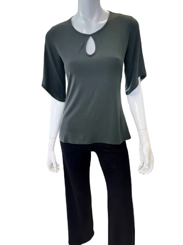 Limited Time Offer Women's Hotel Top In Olive