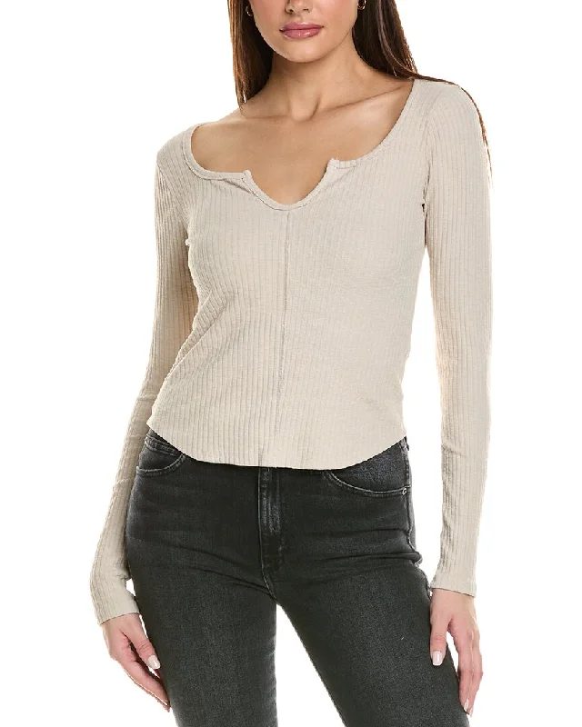 Must-Have Style Discounts Project Social T Voyager Notch Rib Top