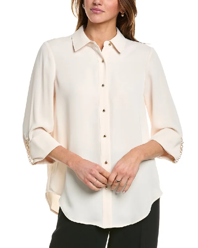 Laid-Back Fashion Offers Anne Klein Chain Detail Shirt