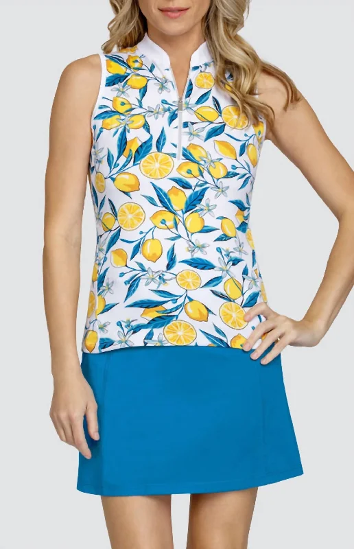 Dive Into Trendy Styles Emery Top In Lemon Blossom