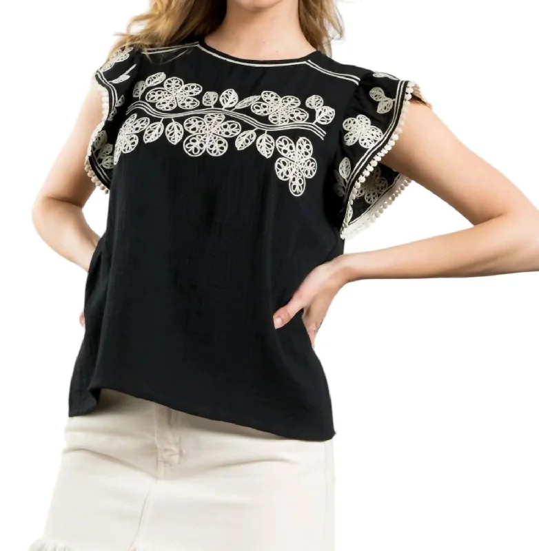 Sophisticated Street Style Offers Hold Me Close Top In Black