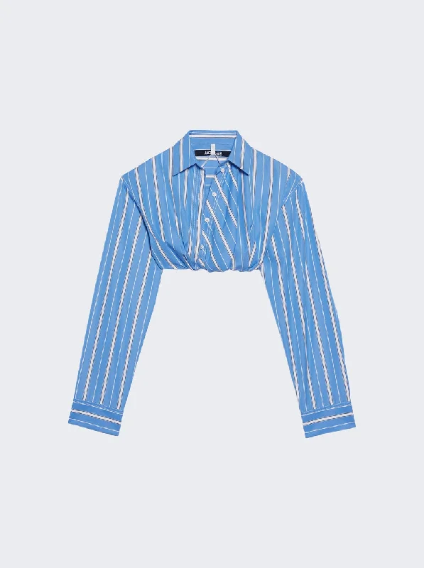 Vintage-Modern Style Offers Jacquemus La Chemise Bahia Courte Blue