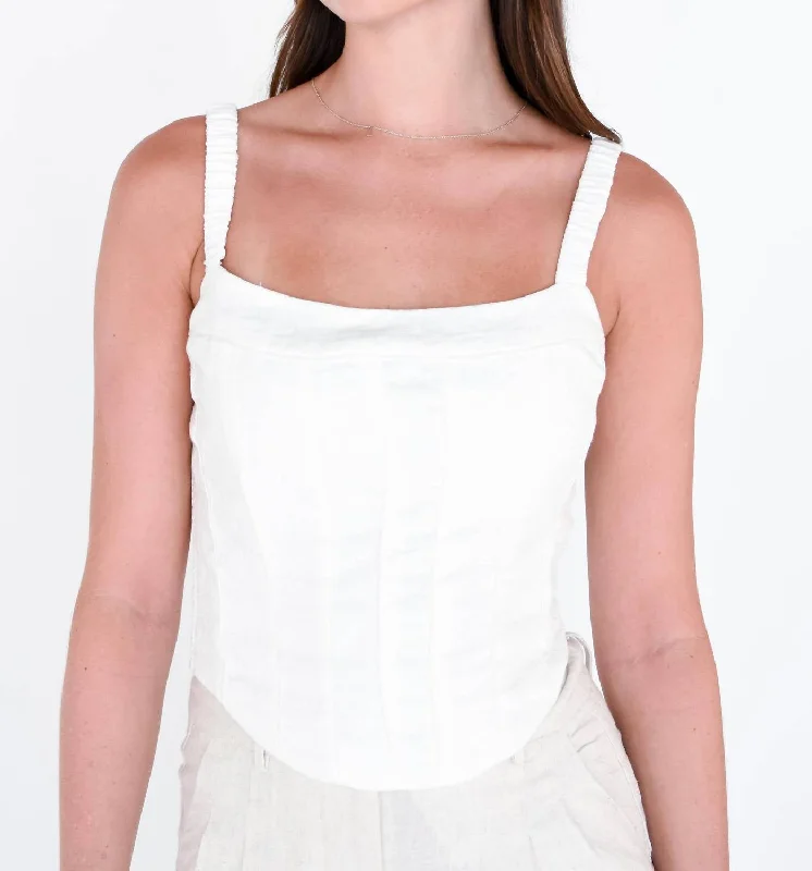 Quick Grab Deals Sharina Top In Eggshell