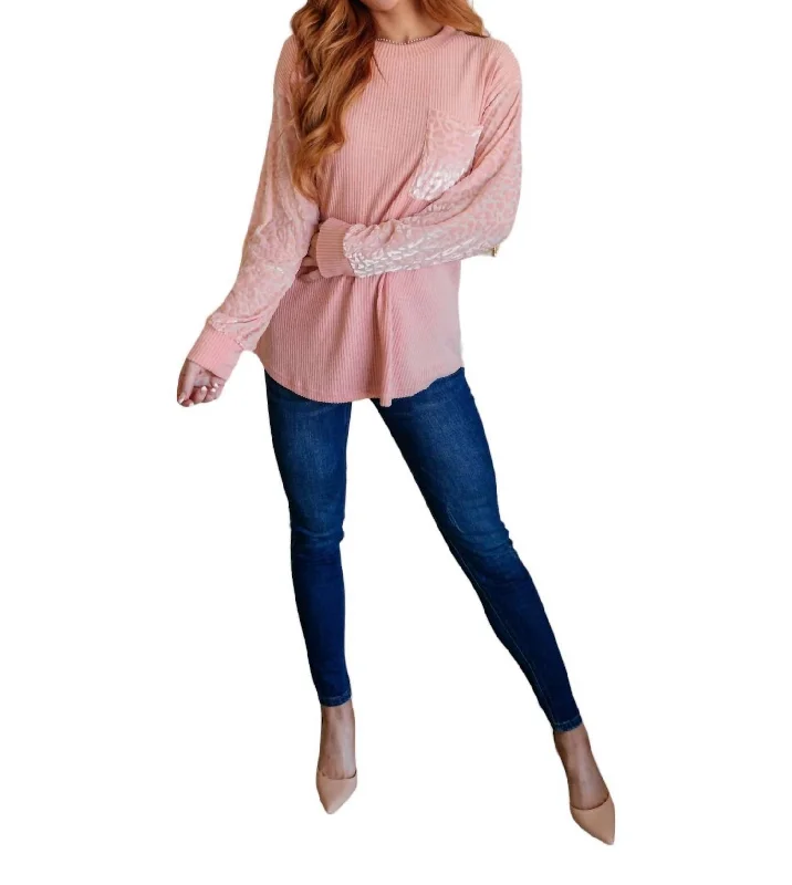 Trend Forward Threads Embellished Excellence Top In Pink