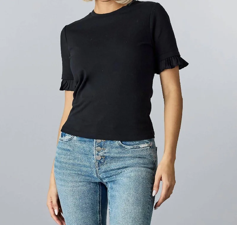 Classic Elegance Sales Spotlight Top In Black Beauty