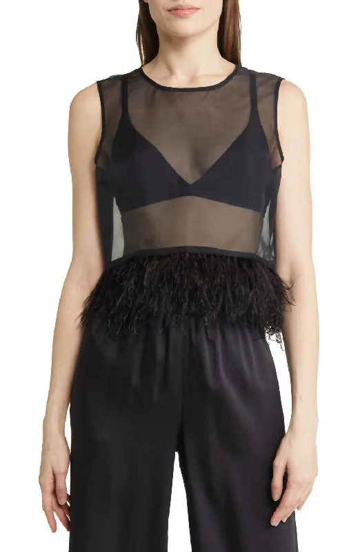 Seasonal Fashion Katja Top In Black