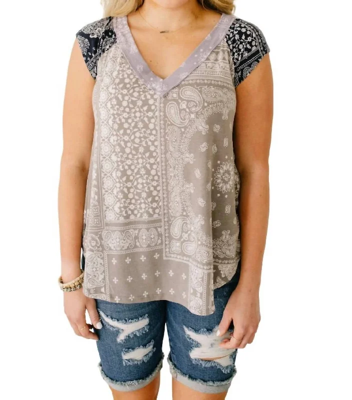 Limited Time Deal In Your Dreams Top In Grey