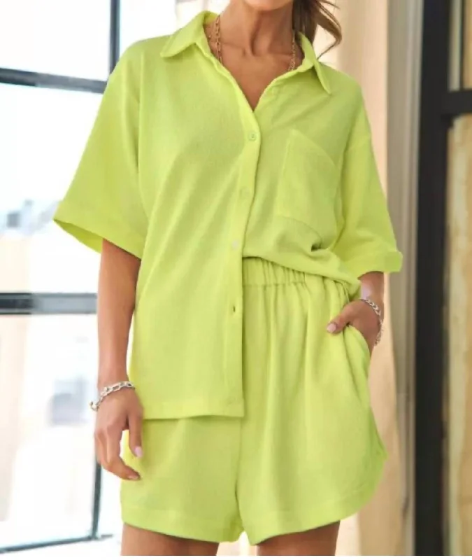 Hurry Before It's Gone By My Side Too In Neon Lime