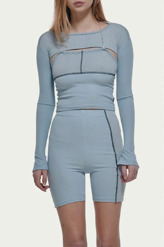 Fashion Sale Dia Two-Piece Cable-Knit Set In Sky