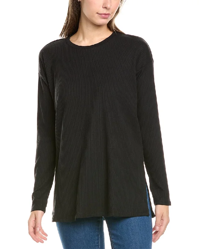 Comfort Meets Fashion EILEEN FISHER Crewneck Box Top