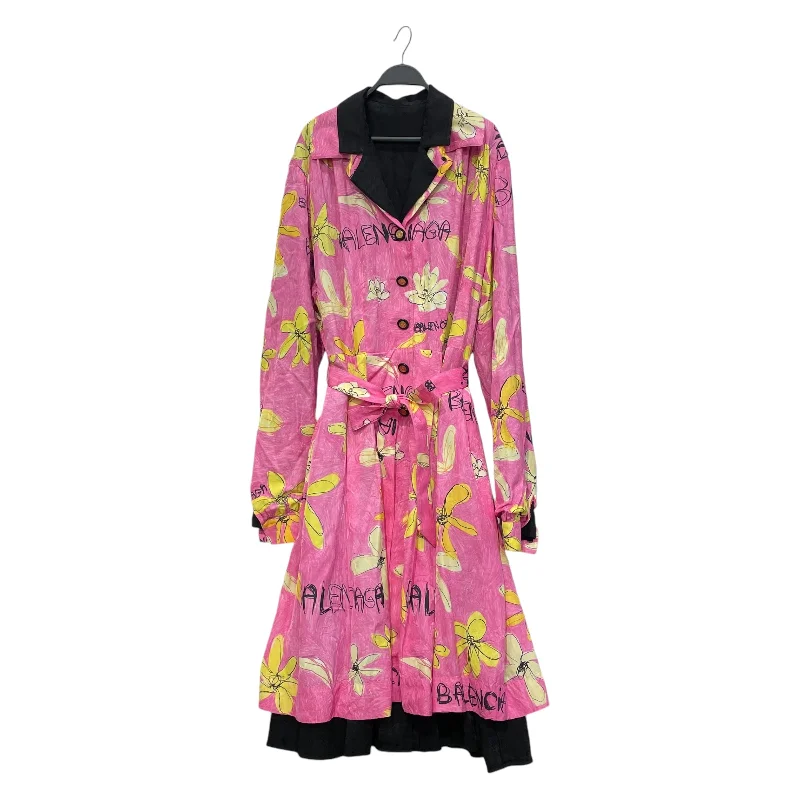 Classic Clothes For Women Stylish Deals BALENCIAGA/Daisies Reversible Coat Dress/40