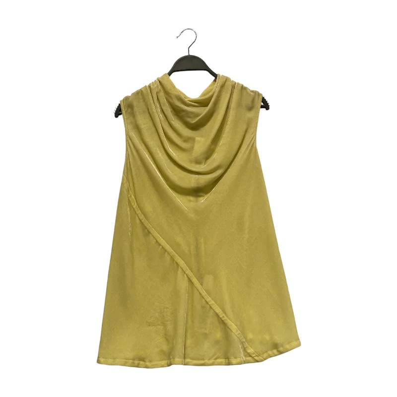 Women's Contemporary Clothing Easy Elegance Sales Rick Owens/Tunic Dress/10/Cotton/YEL/Lime green zipper back