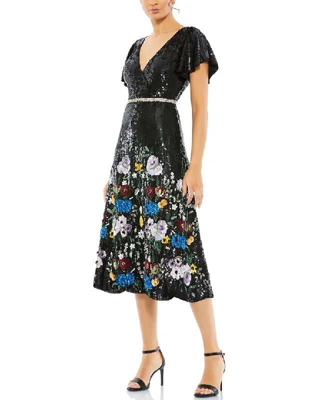 Women's Comfortable Lounge Outfit Budget Friendly Mac Duggal Cocktail Dress