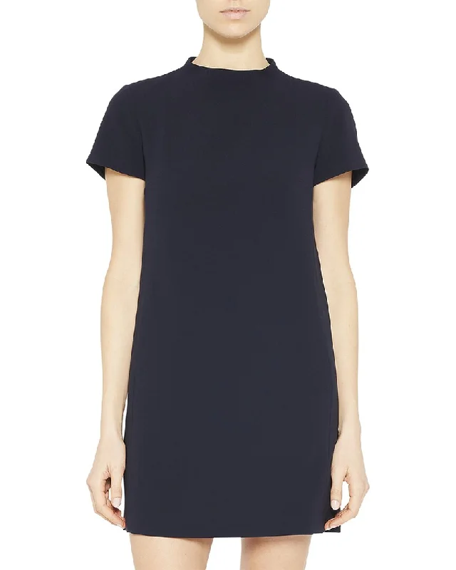 Affordable Women's Apparel Luxe Style Discounts Theory Jasneah Admiral Crepe Shift Dress Affordable Women's Apparel Luxe Style Discounts Theory Jasneah Admiral Crepe Shift Dress