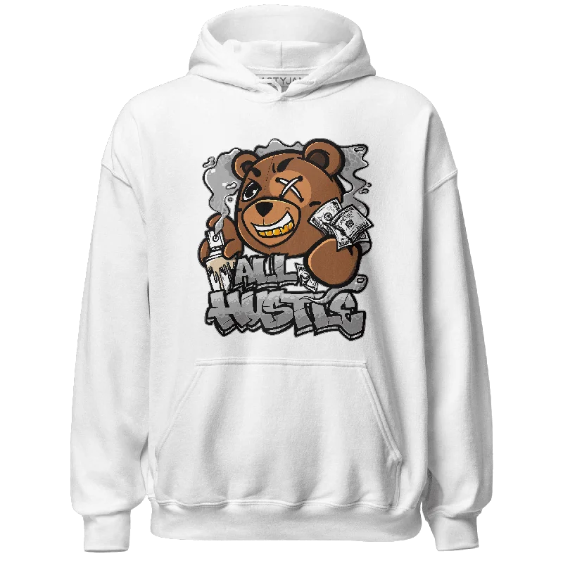Oversized And Relaxed Unisex Fashion Timeless Elegance Redefined NastyJamz Craft Ivory 3s Hoodie Match BER Hustle All Day